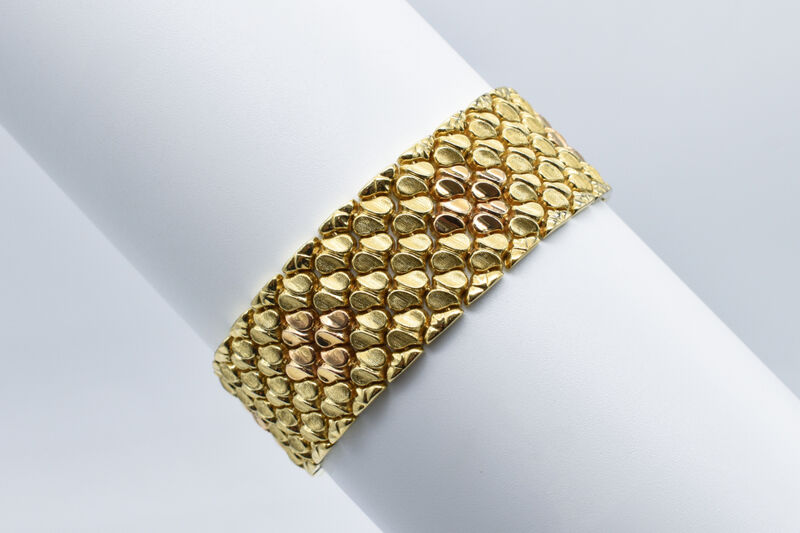 bracelet 18 K bicolor
