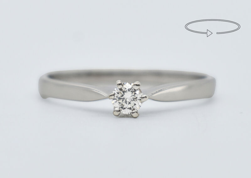 Ring 14 K diamond