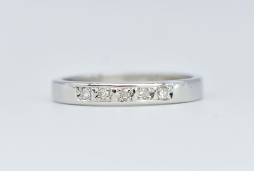 Ring 14 Kt WG Diamanten