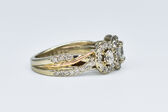 Ring 14 K Diamonds 