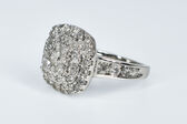 Ring 14 K diamonds