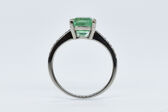 Ring 18 Kt WG Smaragd 