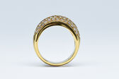 Pavé-Ring 18 Kt GG Diamanten