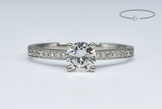 Ring 14 K diamonds