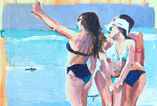 Selfie am Strand