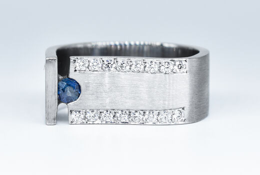 Ring 14 K Sapphire 
