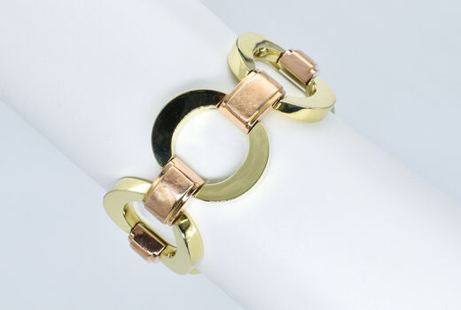 Armband 14 Kt Bicolor