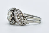 Ring 14 Kt WG Diamanten