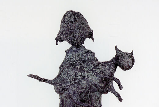 girl with cat, 2001