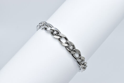 Armband 18 Kt WG Brillanten