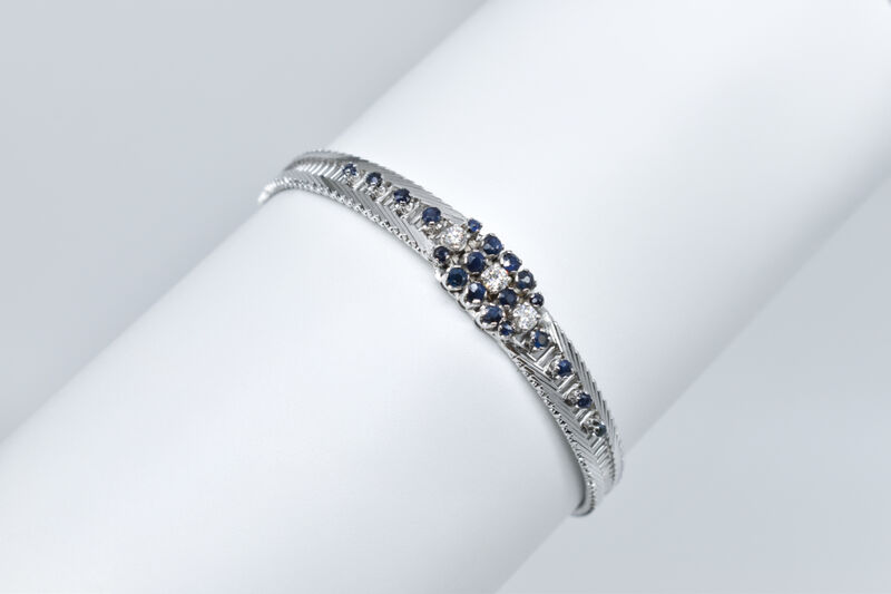 bracelet 14 K diamonds 