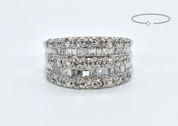Ring 14 K diamonds