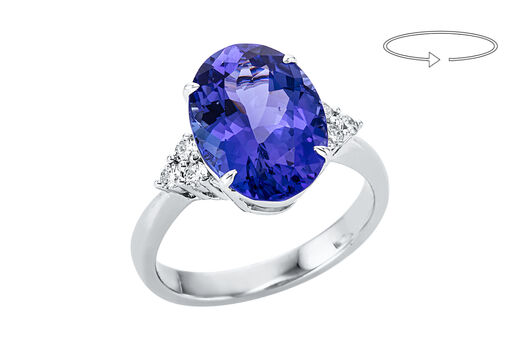 Ring 18 K Tanzanite 