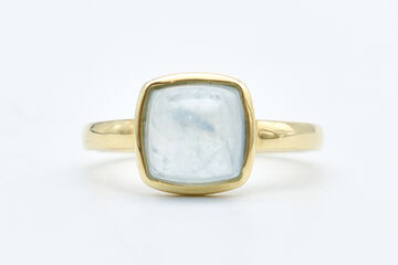 Ring 14 Kt GG Aquamarin