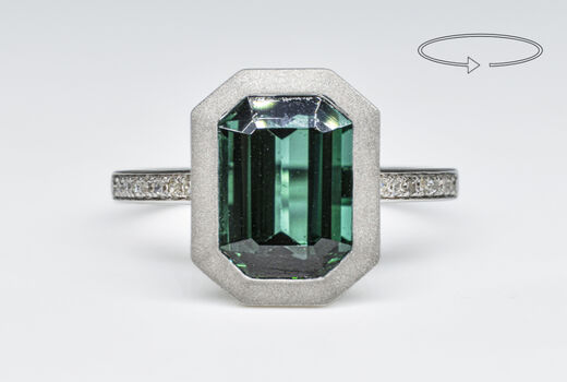 Ring 14 K Tourmaline
