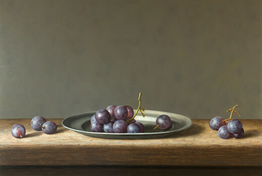 still life with grapes
