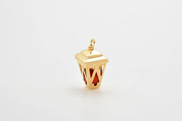 pendant 18 K coral