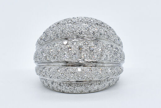 Ring 18 Kt WG Brillanten