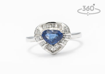 Ring 18 K Sapphire 