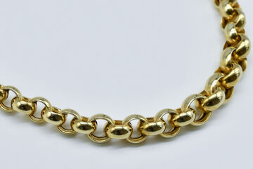 necklace with gradient 14 K