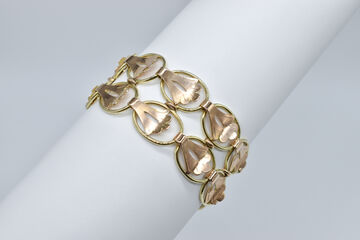 Armband 14 Kt bicolor