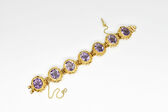 Armband 14 Kt GG Amethyst
