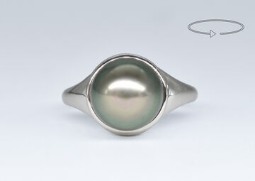 Ring 14 K pearl