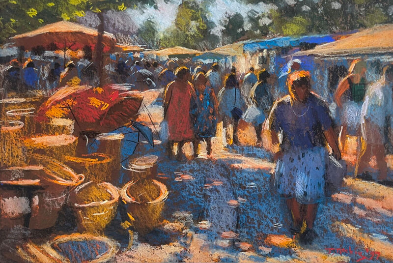 The Market at Mimizan (Bordeaux), 1997