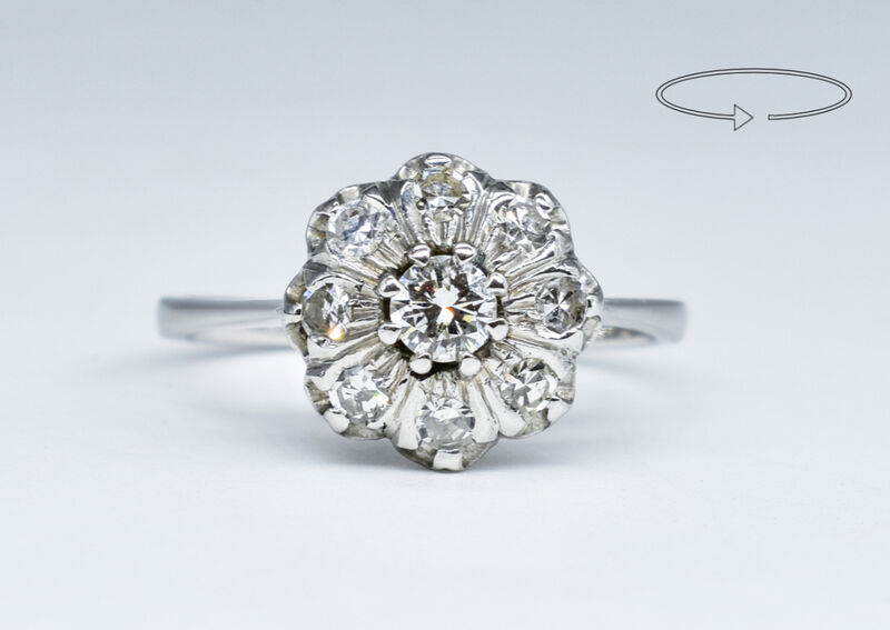 Ring 18 Kt WG Diamanten