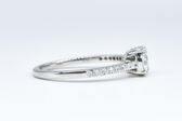 Illusion-Ring 18 Kt WG Diamanten