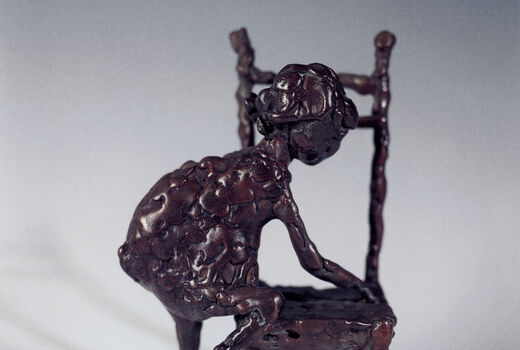 girl with chair, 2001