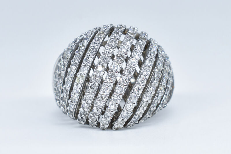 Ring 14 K diamonds