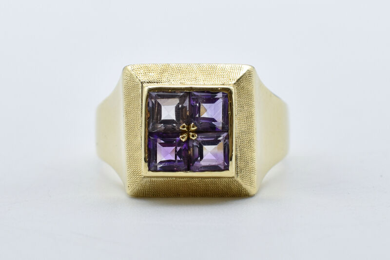 Ring 14 K Amethyst