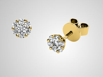 studs 14 K Diamonds