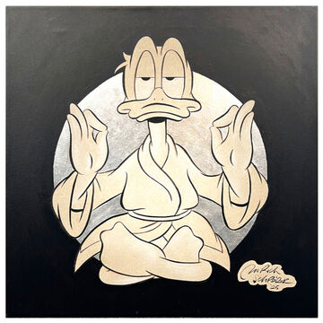 Yogi, silver circle, 2025