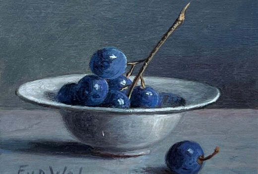 Stillleben mit Trauben