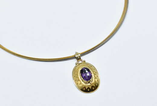 pendant 14 K Amethyst
