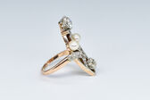 Ring 14 KT RG Diamanten 