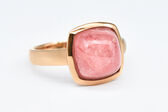 Ring 14 Kt RG Rhodochrosit
