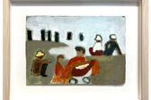 Familie am Meer, 1960er Jahre