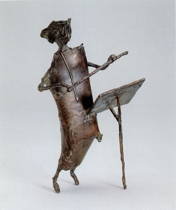 flutist at the podium, 1996
