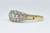 Ring 14 K diamonds