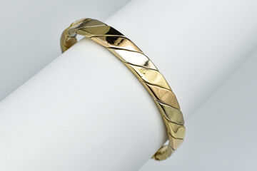 bangle 18 K tricolor