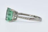 Ring 18 Kt WG Smaragd 