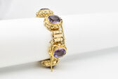Armband 14 Kt GG Amethyst