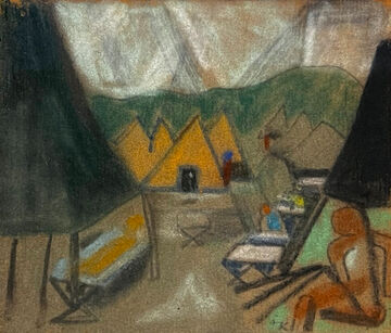 landscape, around 1920