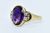 Ring 14 K Amethyst