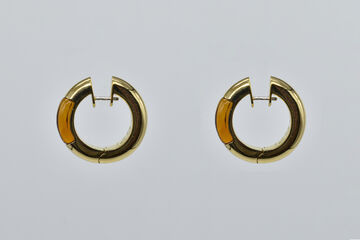 Joop! Creolen 18 Kt GG Citrin