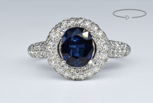 Ring 14 K Sapphire 