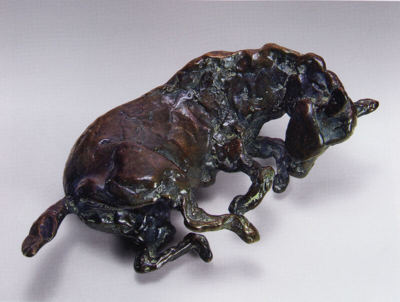 foal lying down, 2008